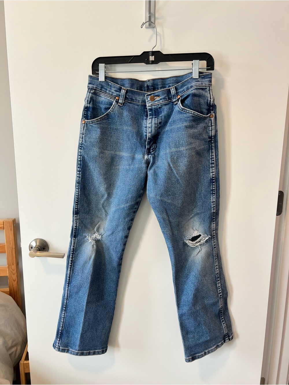 Wrangler Light Blue Straight Leg Jeans - Picture 6 of 6